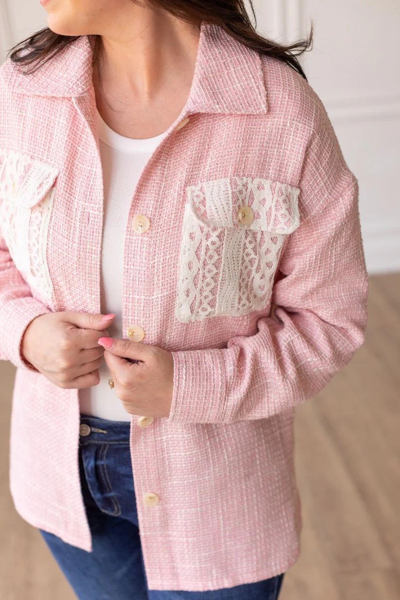 Dreamy Pink Shacket