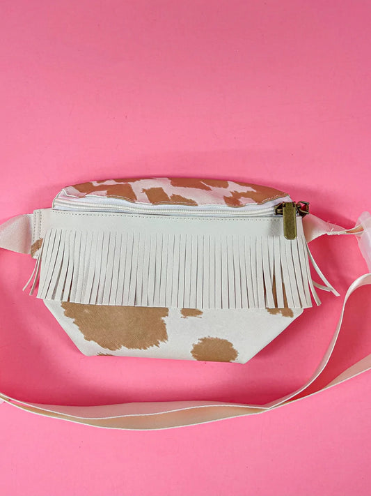 Cowhide Fringe Bag